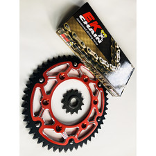 KIT TRASMISSIONE CORONA BIMETALLO CATENA O-RING 13-50 BETA RR 300 2013 - 2023