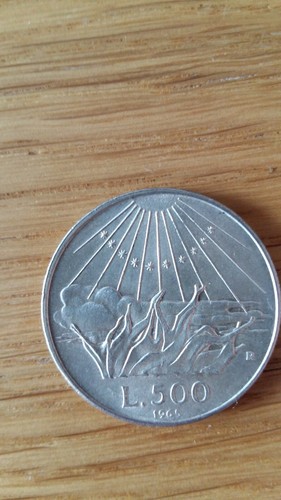 Moneta 500 dante - l.500, ''dante