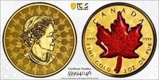 2024 Canada 2 oz oro puro $