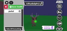 NEON Reindeer adopt me virtual