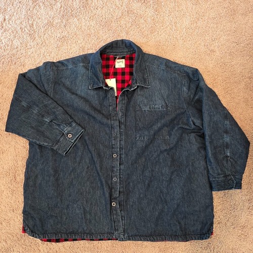 Woolrich denim shacket - woolrich, uomo