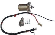 MOTORINO AVVIAMENTO + INGRANAGGIO + FILI ORIG APRILIA SCARABEO 100 4T 2001 2014