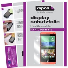 1x dipos pellicola protettiva per HTC Desire 610 trasparente display Crystalclear lucido