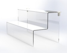 Espositore acrilico doppio