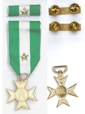 Medaglia nastrino croce - nastrino,