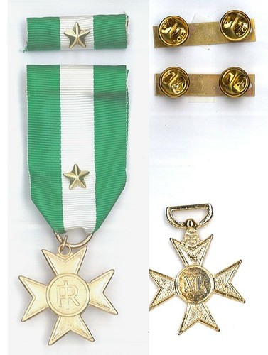 Medaglia nastrino croce - nastrino,