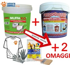 Tecnostuk ANTIMUFFA MUFFA KO 1 Litro + FREDDO STOP 1 Litro + 2 OMAGGI  OFFERTA