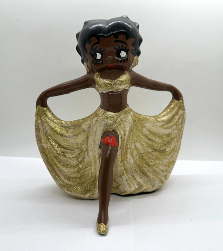 Statua gesso ebano - gesso, betty