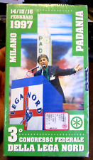 VHS - 3° CONGRESSO FEDERALE DELLA LEGA NORD MILANO FEB 1997 - NUOVA SIGILLATA -