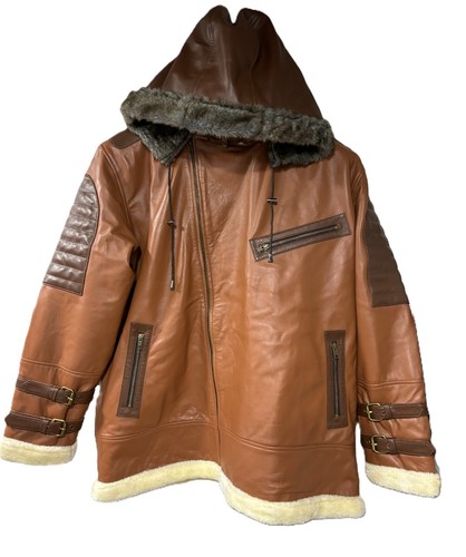 Giacca uomo marrone - , pelliccia