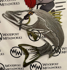 Insegna 24" metallo snook