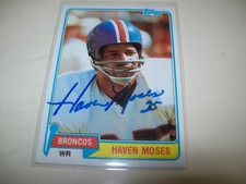 1981 TOPPS HAVEN MOSES
