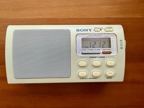 Sony icf m410v radio - radio, am/fm