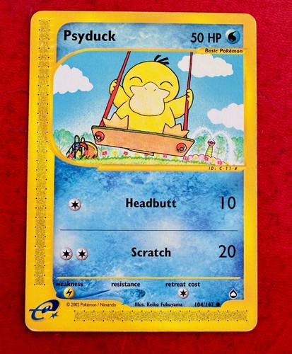 Lotto carte pokemon aquapolis - carte,