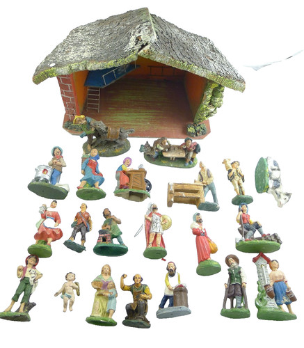 Grande lotto vecchio - grande, presepe
