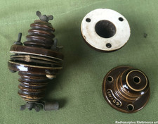 IN-89 Isolatore passante per antenna filare Isolato in ceramica, diametro 52 mm,