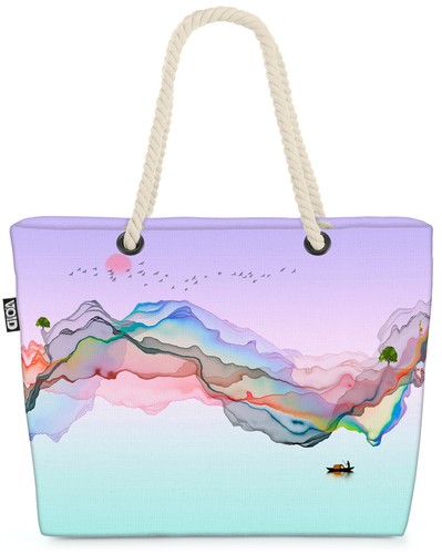 Arte arcobaleno paesaggio
