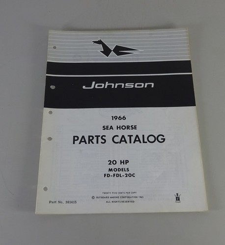Catalogo ricambi omc johnson - catalogo,