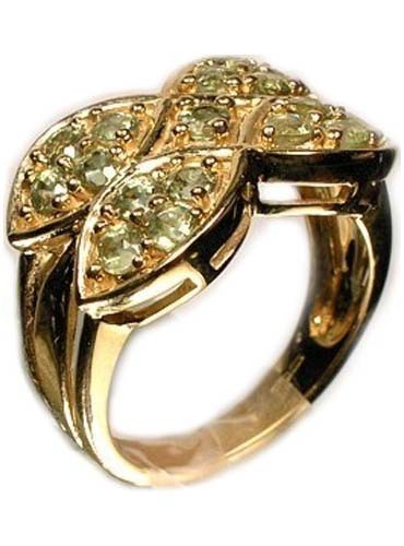 Anello oro 17 zaffiri - oro, 9