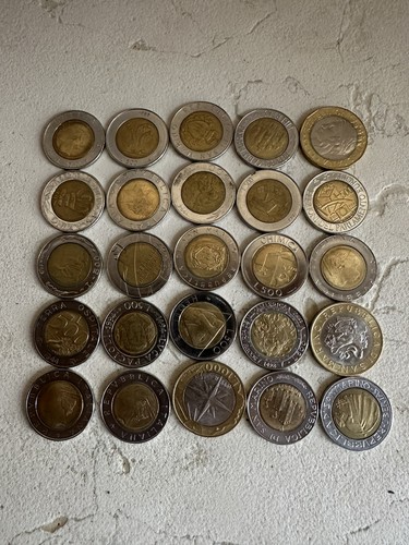 Lotto monete 500 - lotto, 25
