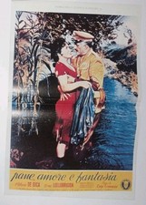 Poster Locandina Pane Amore E Fantasia Gina Lollobrigida 42x27cm Film Tv