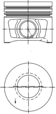 Pistone kolbenschmidt 40387620 - pistone,