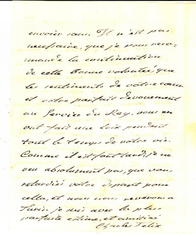 1822 govone lettera - 1822, carlo