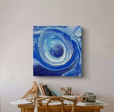 Fluid Art Abstract Acrylic