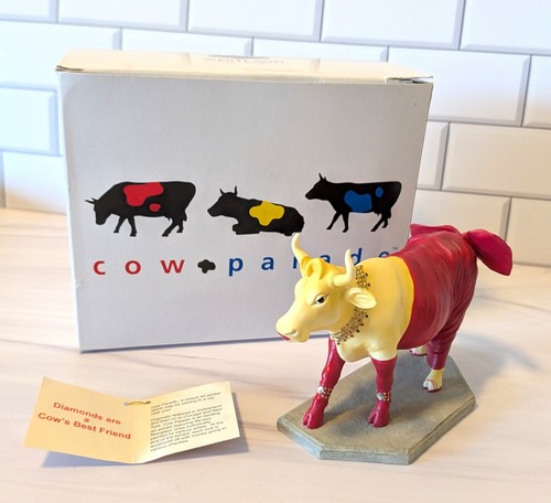 Cow parade diamonds cows - a,