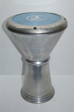 Tamburo vintage egiziano Doumbek / Darbuka di Alessandria d'Egitto 15,5" alto 8" testa