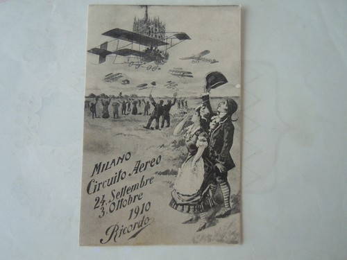 Milano circuito aereo 1910 - milano,,