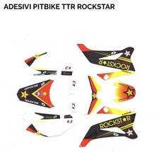 Kit Grafiche Adesivi TTR ROCKSTAR X Completo Pit Bike Crf 110 125cc 140cc 150cc
