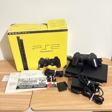 Sony ps2 slim nera - nera, scatola