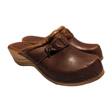 Zoccoli vintage upstage pelle