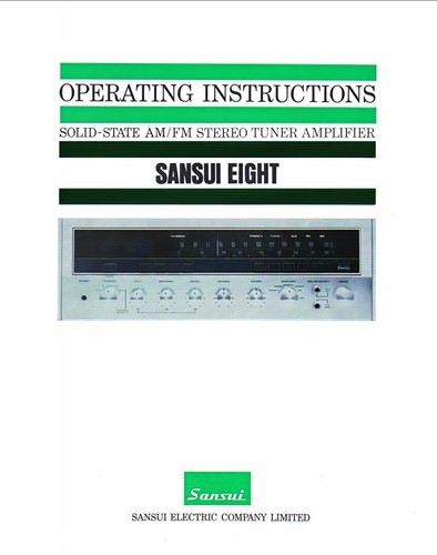 Sansui eight ricevitore stereo - ricevitore,