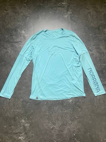 Norrona uomo blu manica lunga