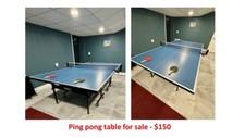 Ping pong table in excellent