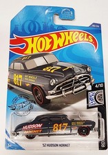HOT WHEELS 2020 #140 GRIGIO 1952 52 HUDSON HORNET NASCAR STRADA RALLY AUTO DA CORSA
