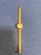 orologio oro 18 kt REVUE ANNI 50.indici Applicati E Secondi al 6. Carica Manuale