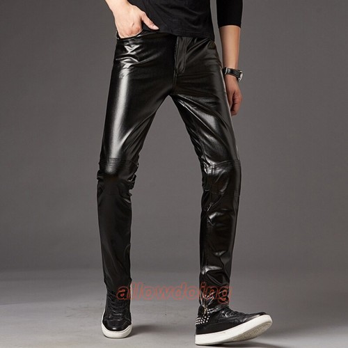Pantaloni uomo lucidi moda