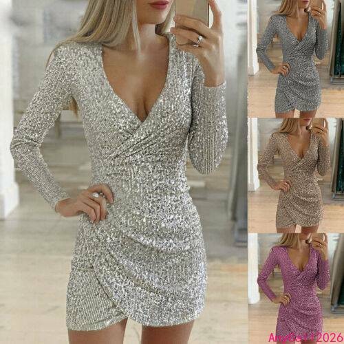 Mini abito donna glitter