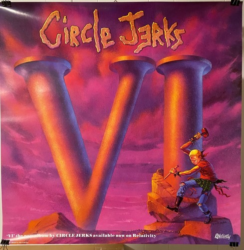 Poster 24x24 circle jerks - jerks, vi