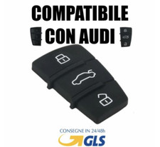 Tasti Pulsanti Gomma Cover Per Chiave AUDI A1 A3 A4 A6 A8 S3 S4 S6 TT Q5 Q7 RS44