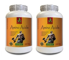 energy booster - AMINOACIDI 2200mg - costruzione muscolare - 2 Flaconi 300 Compresse