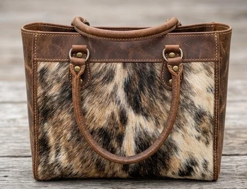 Borsa mano pelle di - in,