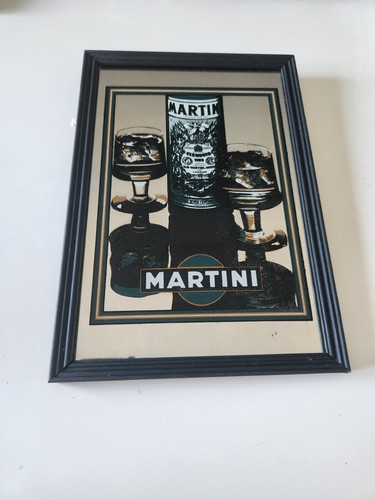 Martini mirror framed pub bar - martini,