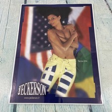 2004 Sexy Lady Legs Hot Body Jeckerson Jeans Vtg Print Ad/Poster Art Magazine Pg