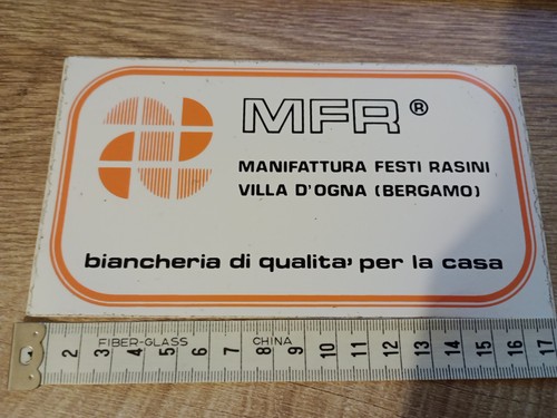 Adesivo vintage mfr - vintage,