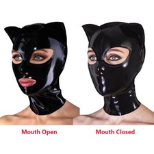 Cappuccio in lattice nero con