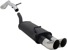 Terminale di Scarico Sportivo NOVUS 2x76 DTM per VOLKSWAGEN Golf 4 (1J)